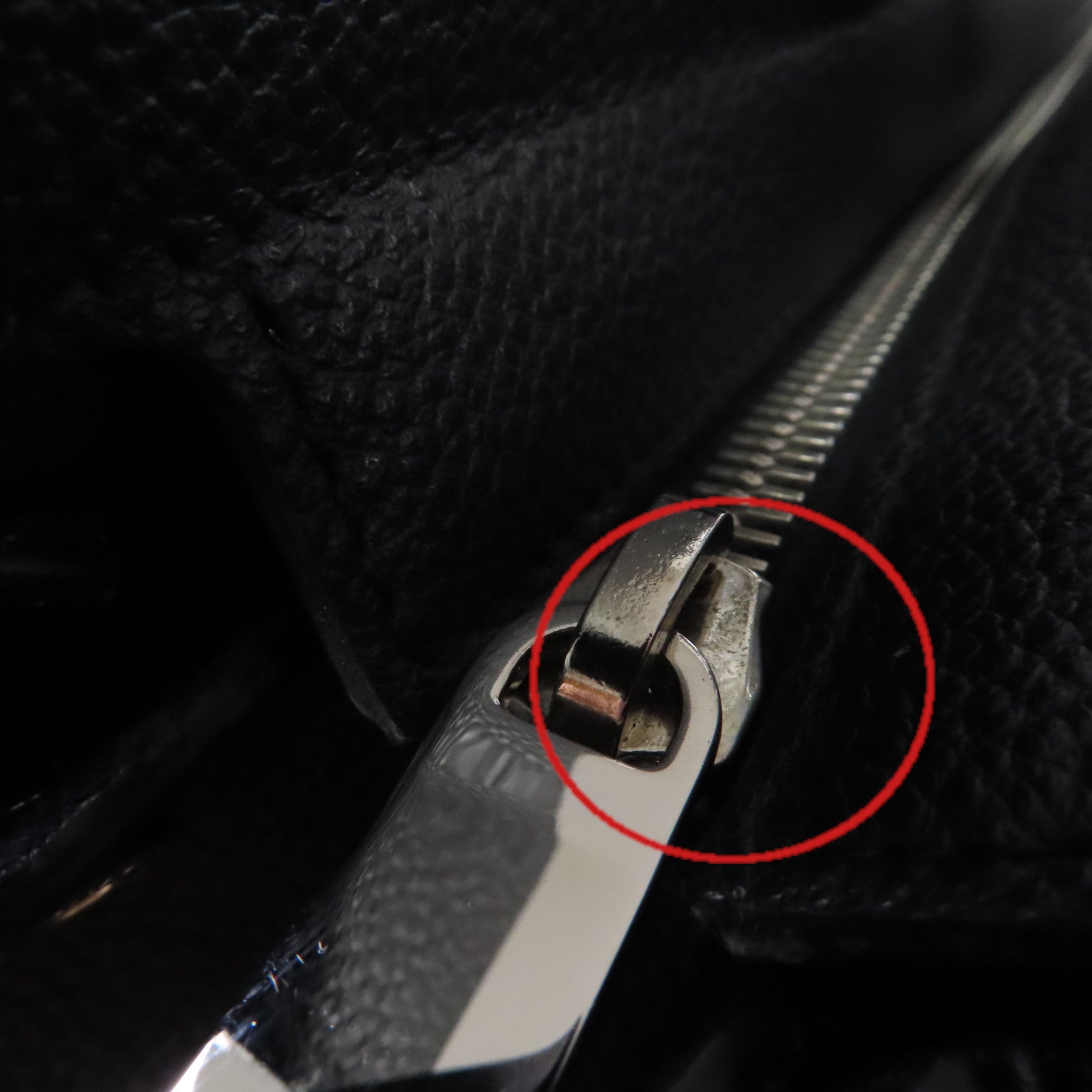 SAINT LAURENT 牛皮皮革Cabas Rive Gauche Bag手挽肩背兩用袋黑色