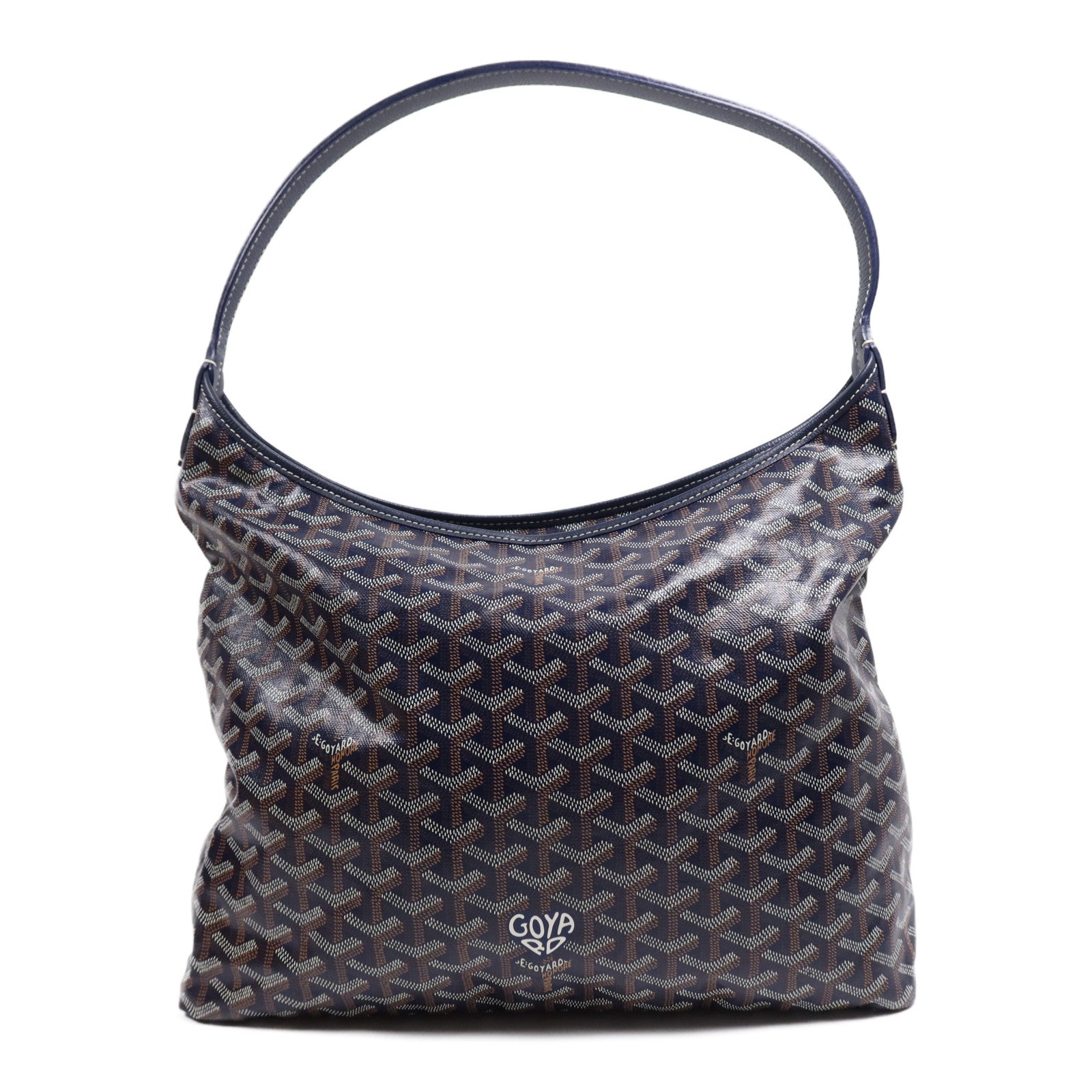 GOYARD 塗層帆布Boheme Hobo Bag銀扣肩背袋
