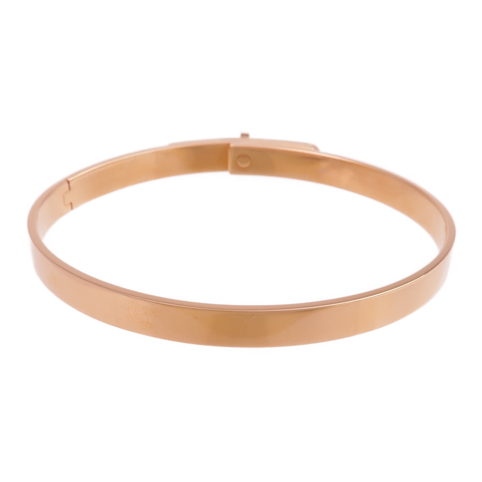 HERMES 18K玫瑰金Kelly Diamond Bracelet鑽石手鐲