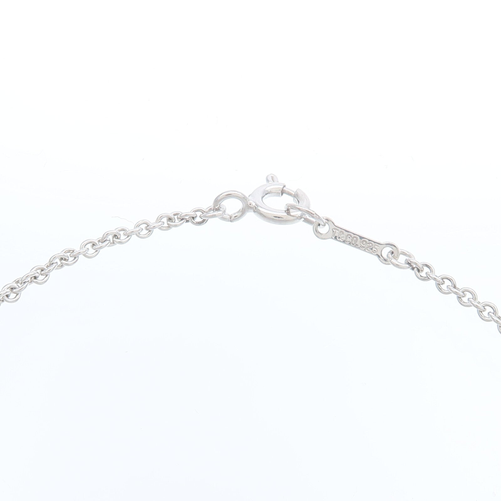 TIFFANY＆CO 925純銀Elsa Peretti Teardrop 5 Bracelet手鏈