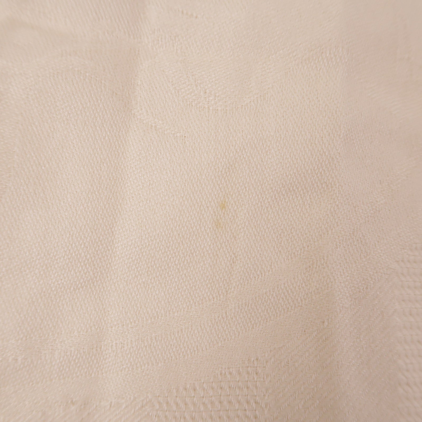 HERMES Scarf White Cashmere Silk