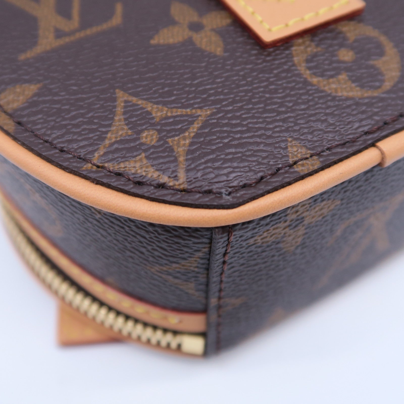 LOUIS VUITTON 【清倉大減價】Monogram Mini Boite Chapeau金扣手挽肩背兩用袋啡色