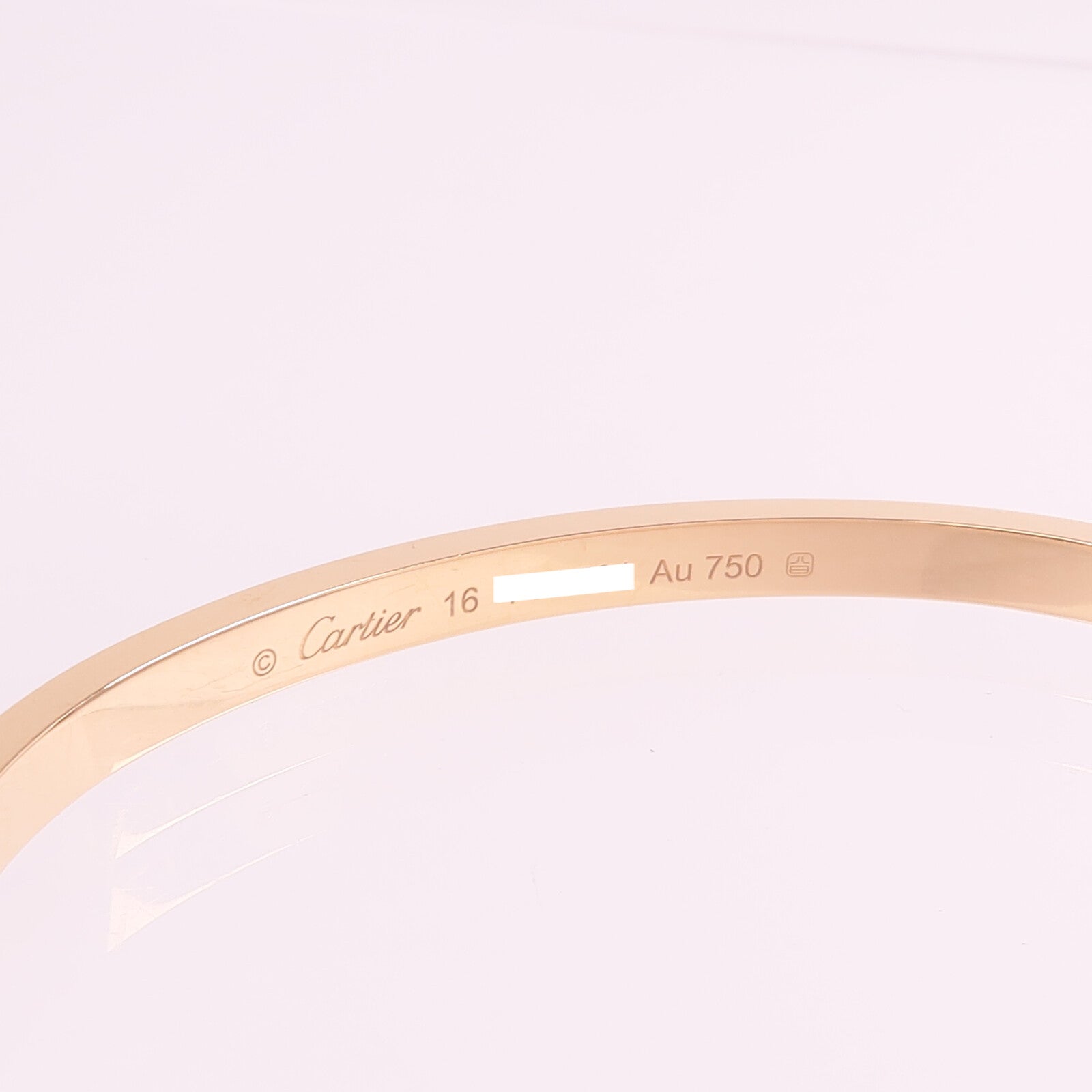 CARTIER 18K玫瑰金Love Bracelet Small Model手鐲CARTIER#16
