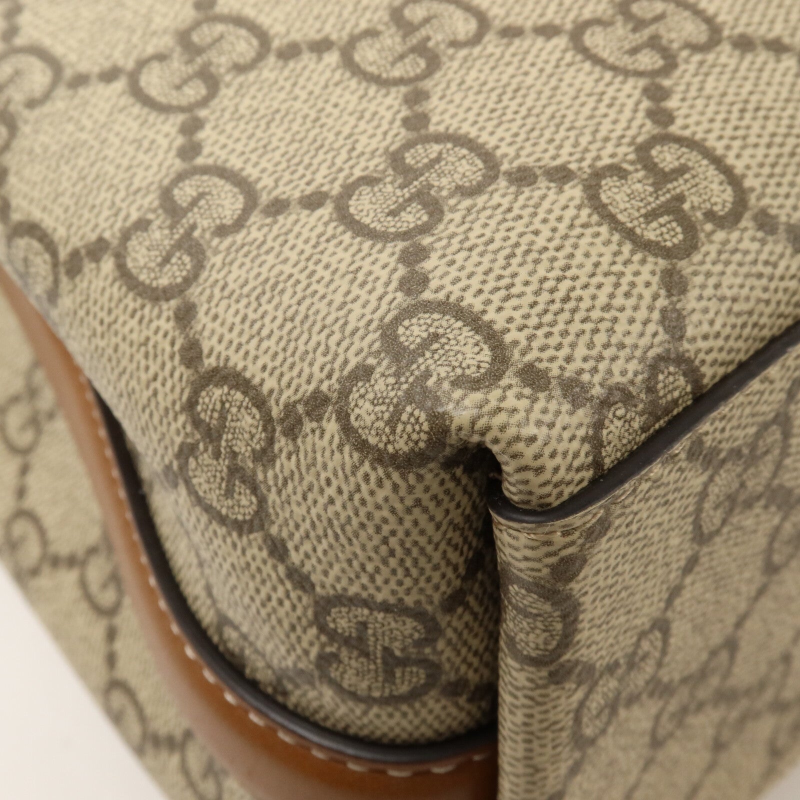 GUCCI 塗層帆布GG Emblem Medium Tote bag手挽肩背兩用袋