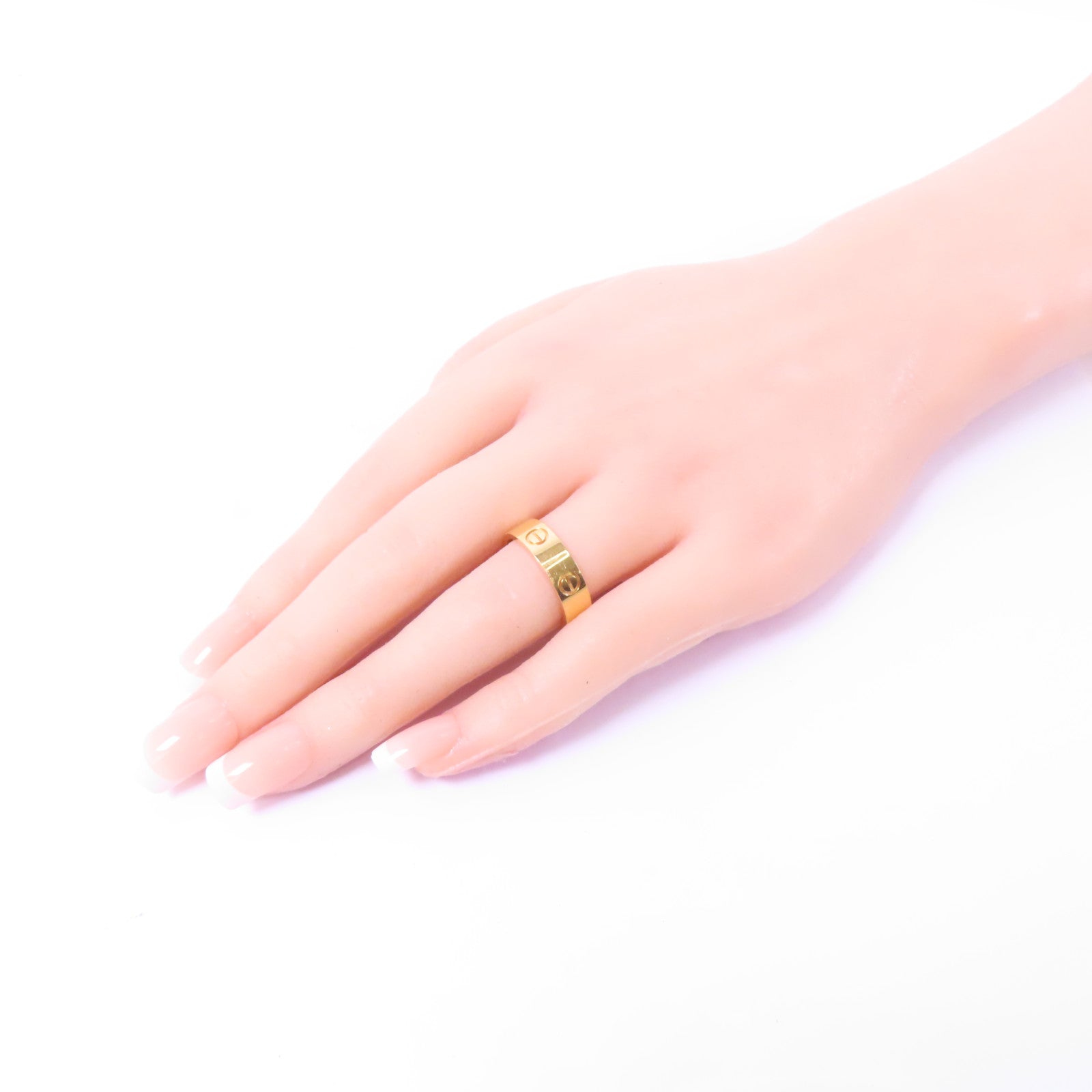 CARTIER 18K黄金Love Ring戒指Cartier#55/US#7.25