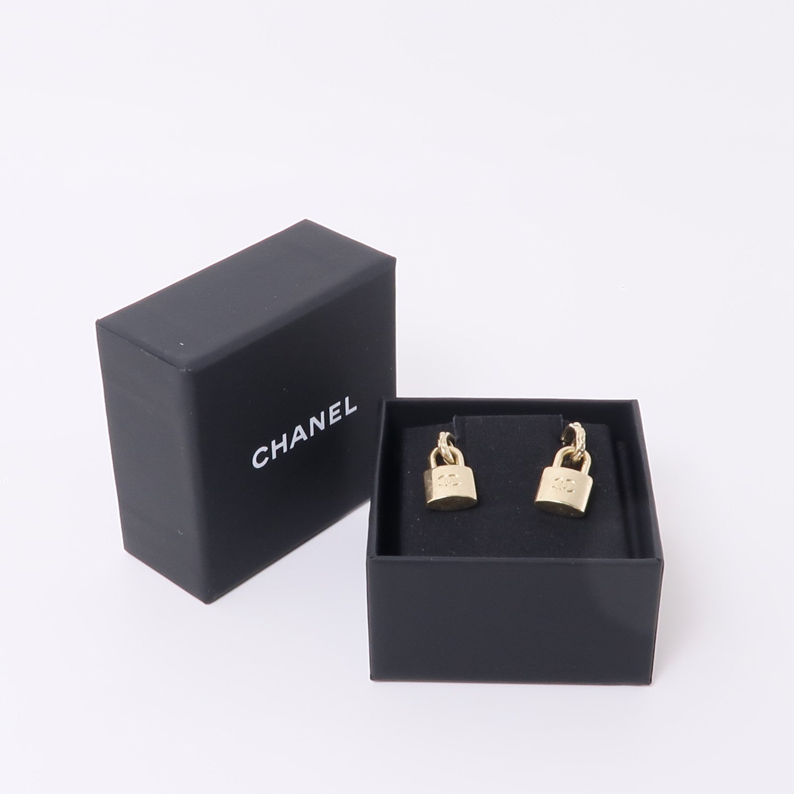 CHANEL 金屬Earrings耳環金色