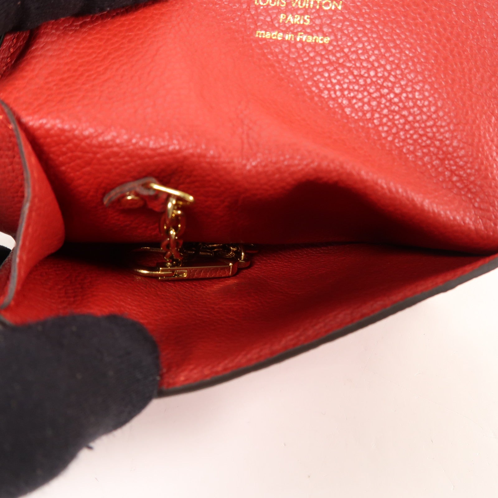 LOUIS VUITTON Monogram Empreinte Card Case金扣卡片套