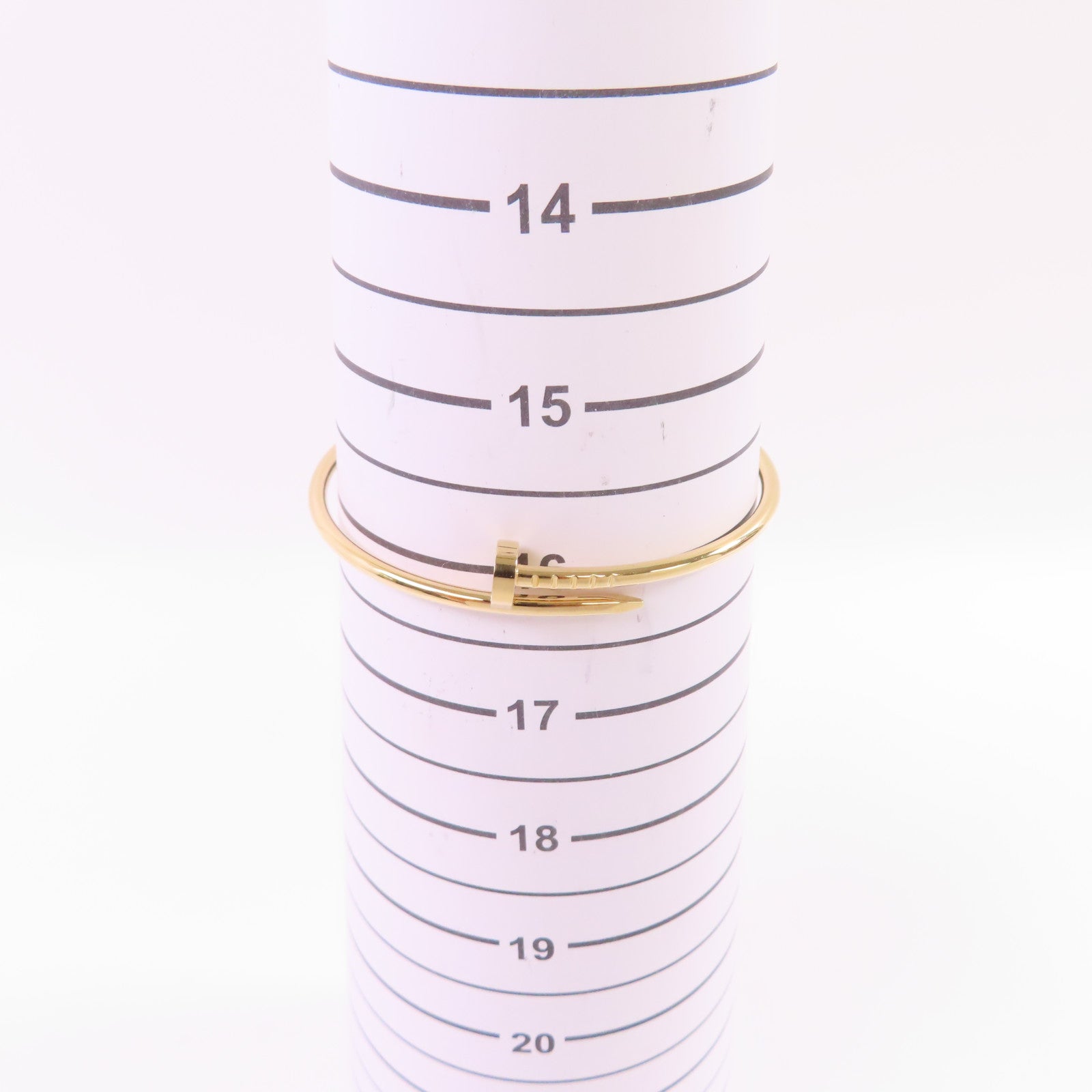CARTIER 18K黃金/鑽石Juste Blaceret手鐲Cartier#16