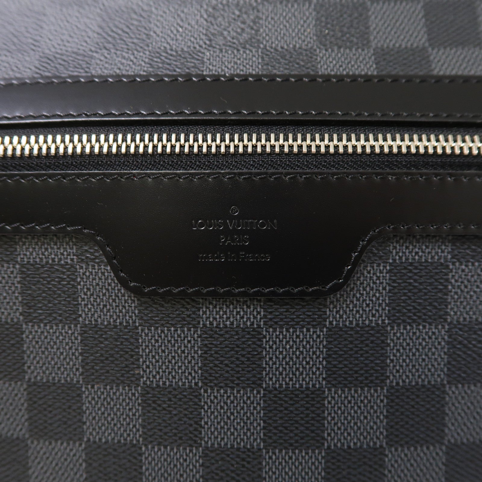 LOUIS VUITTON Damier Graphite Pilot Case銀扣行李箱黑色