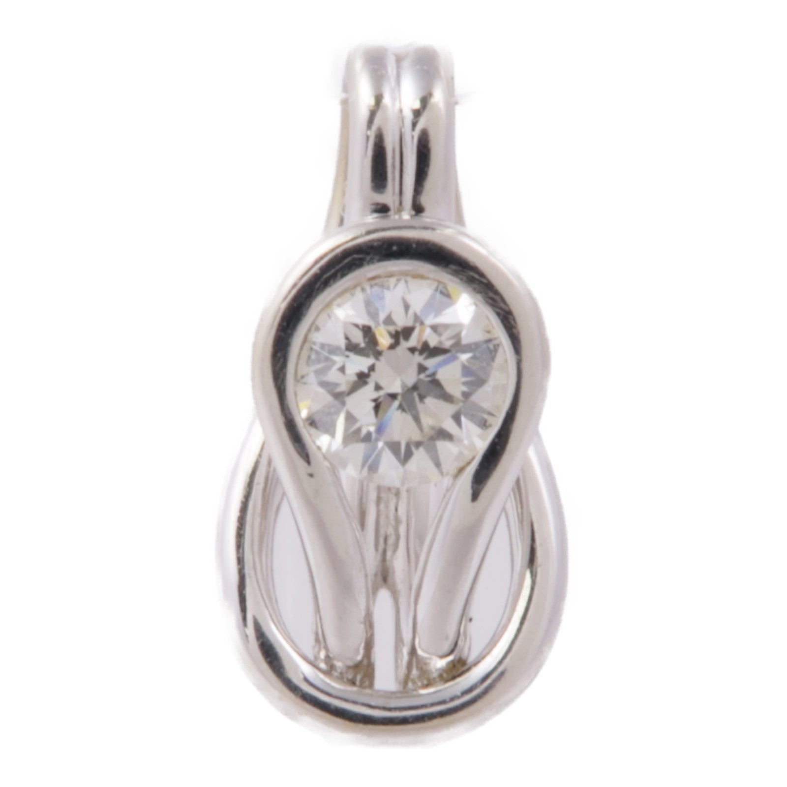 JEWELRY Diamond Pendant 18K White Gold