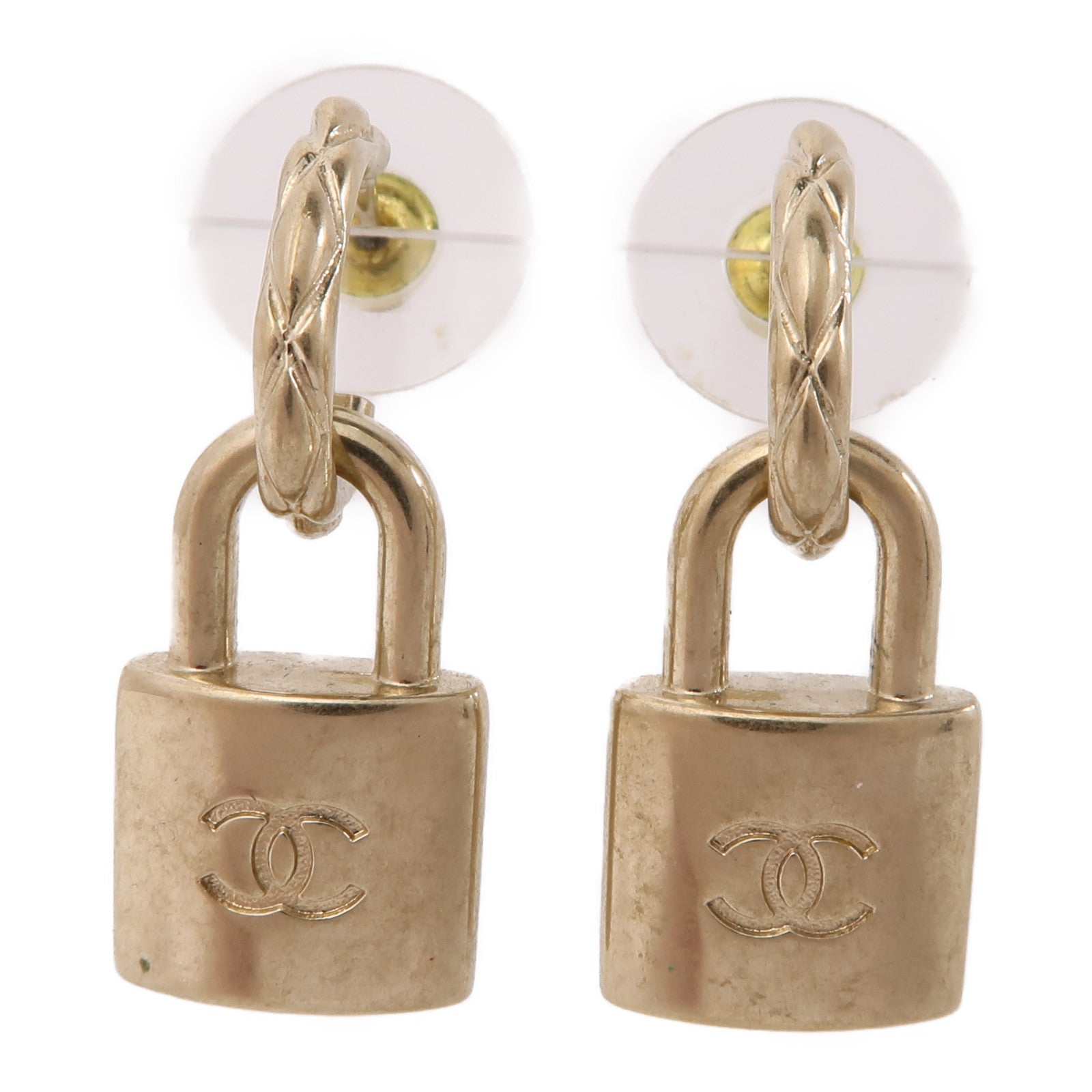 CHANEL 金屬Earrings耳環金色