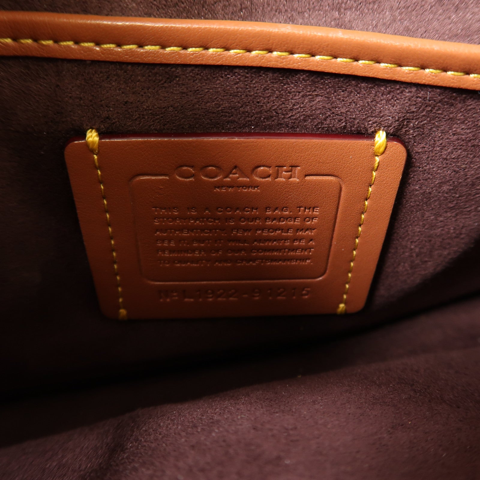 COACH 牛皮皮革/塗層帆布2 Way Shoulder金扣手挽肩背兩用袋黑色/棕色