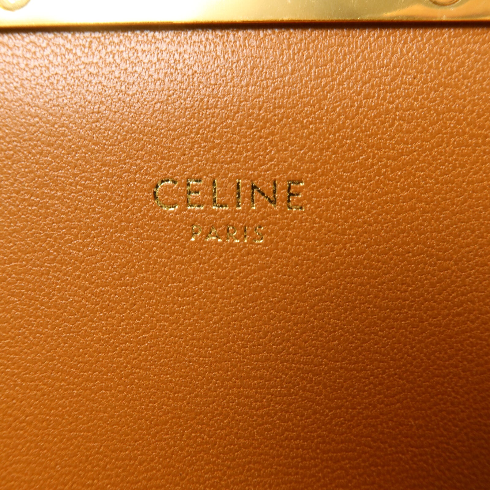 CELINE 塗層帆布Teen Triomphe肩背袋