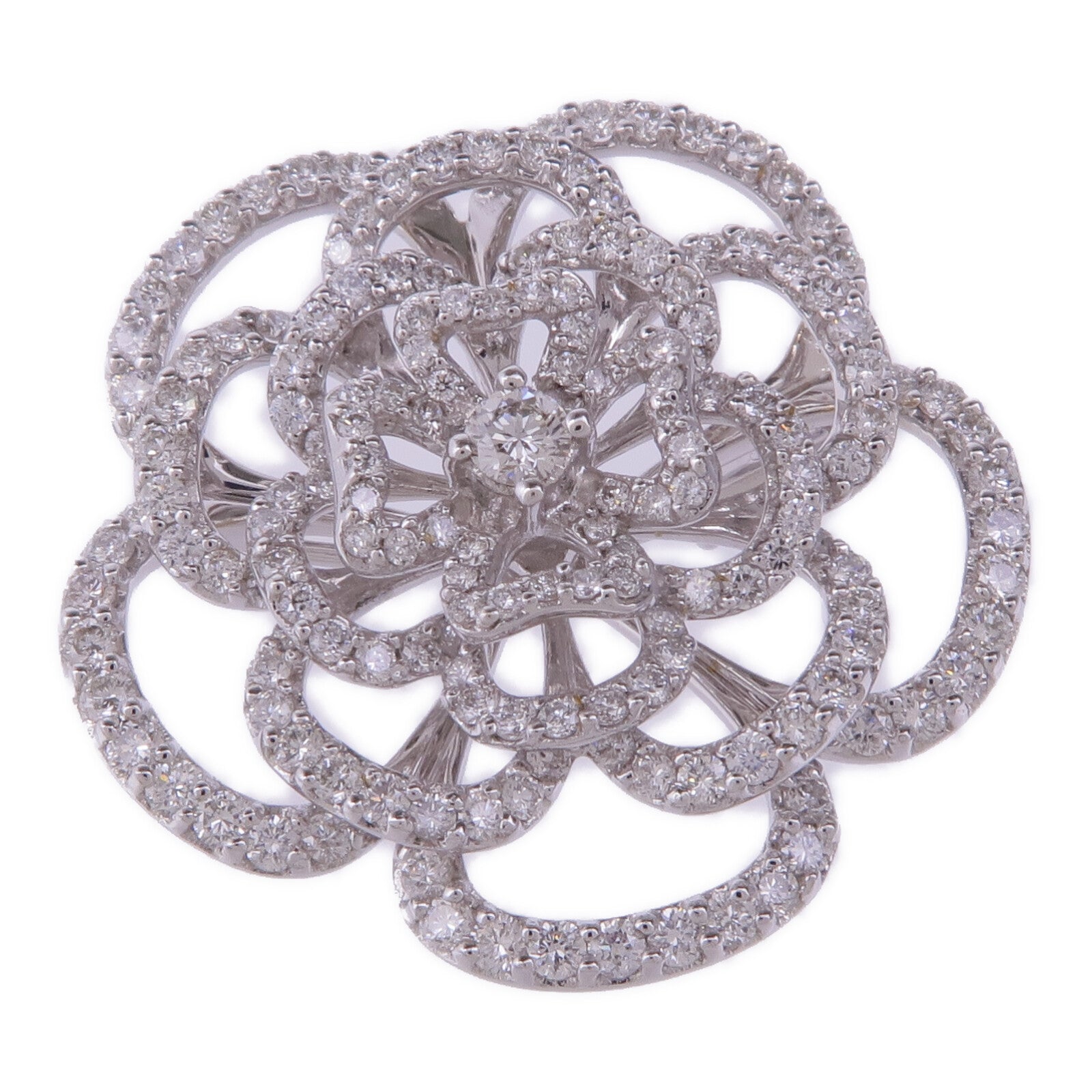 JEWELRY 18K白金Diamond Brooch鑽石胸針