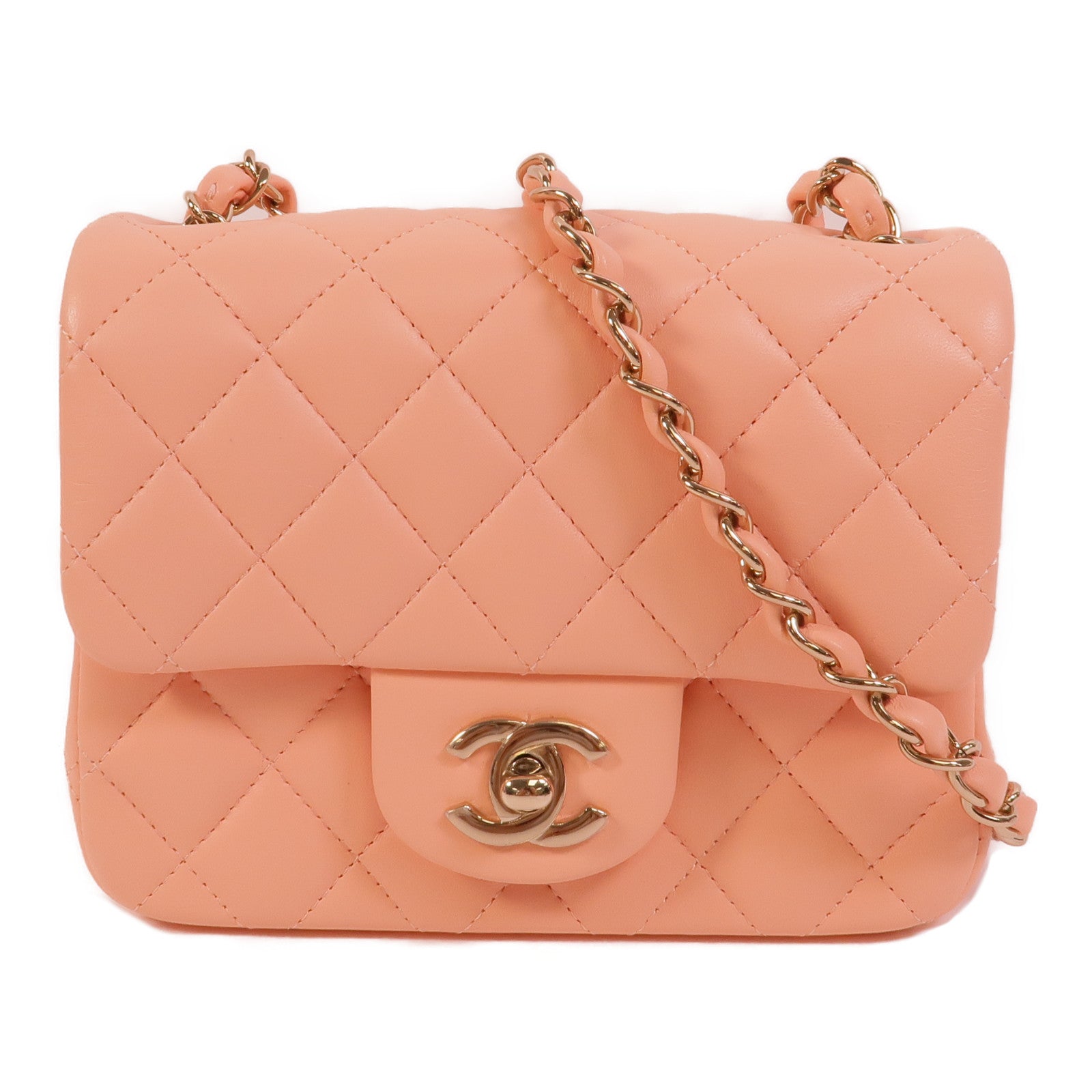 CHANEL 羊皮皮革Classic 17鏈帶肩背袋