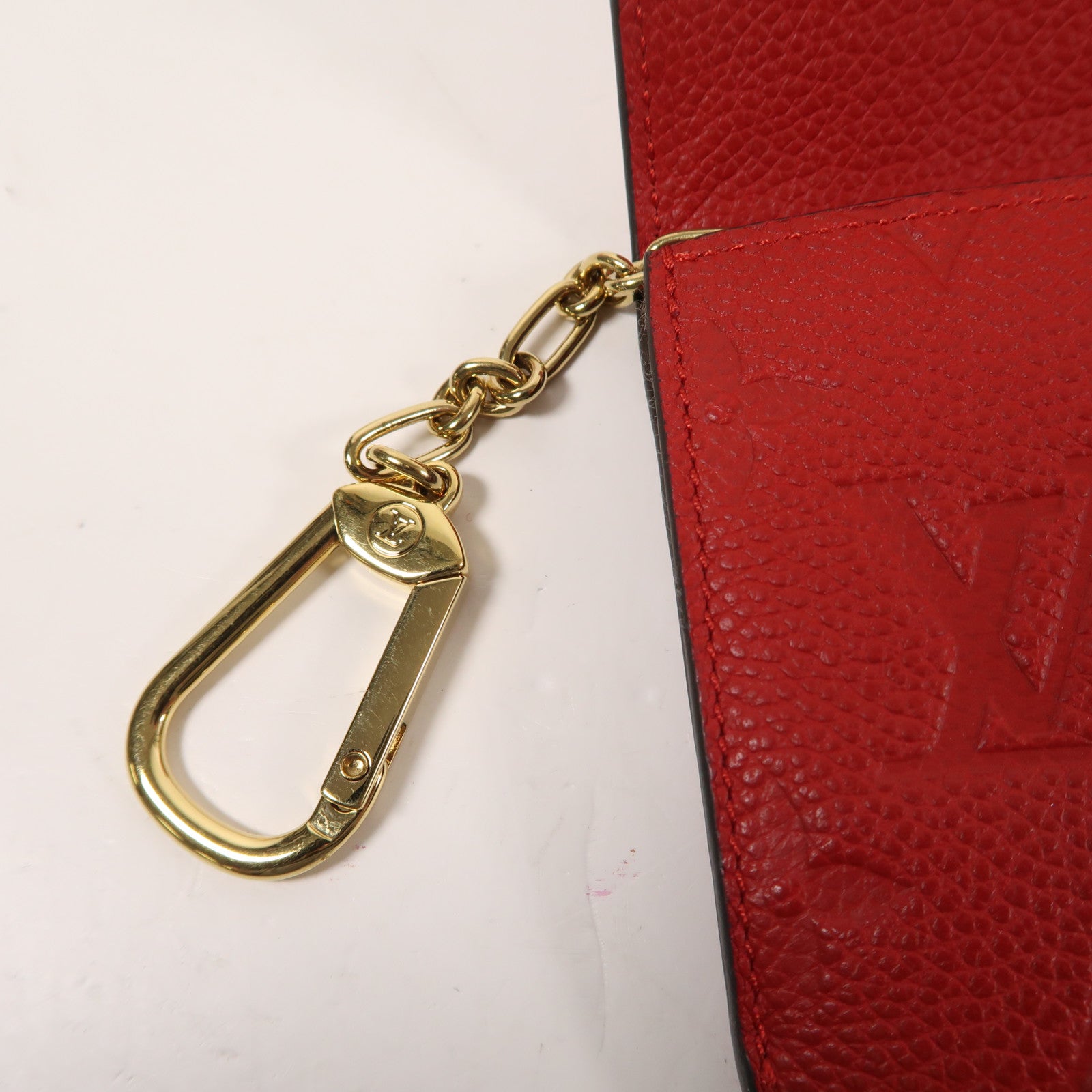 LOUIS VUITTON Monogram Empreinte Card Case金扣卡片套