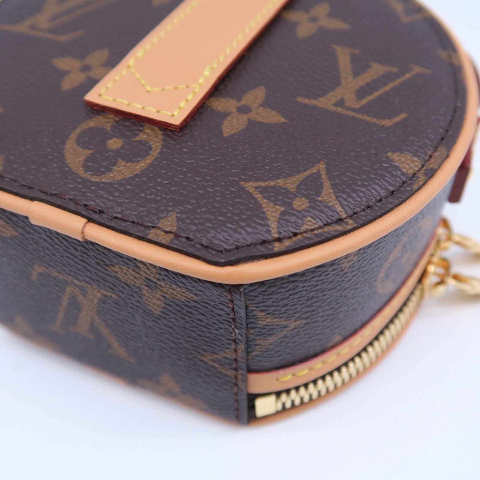 LOUIS VUITTON 【清倉大減價】Monogram Mini Boite Chapeau金扣手挽肩背兩用袋啡色