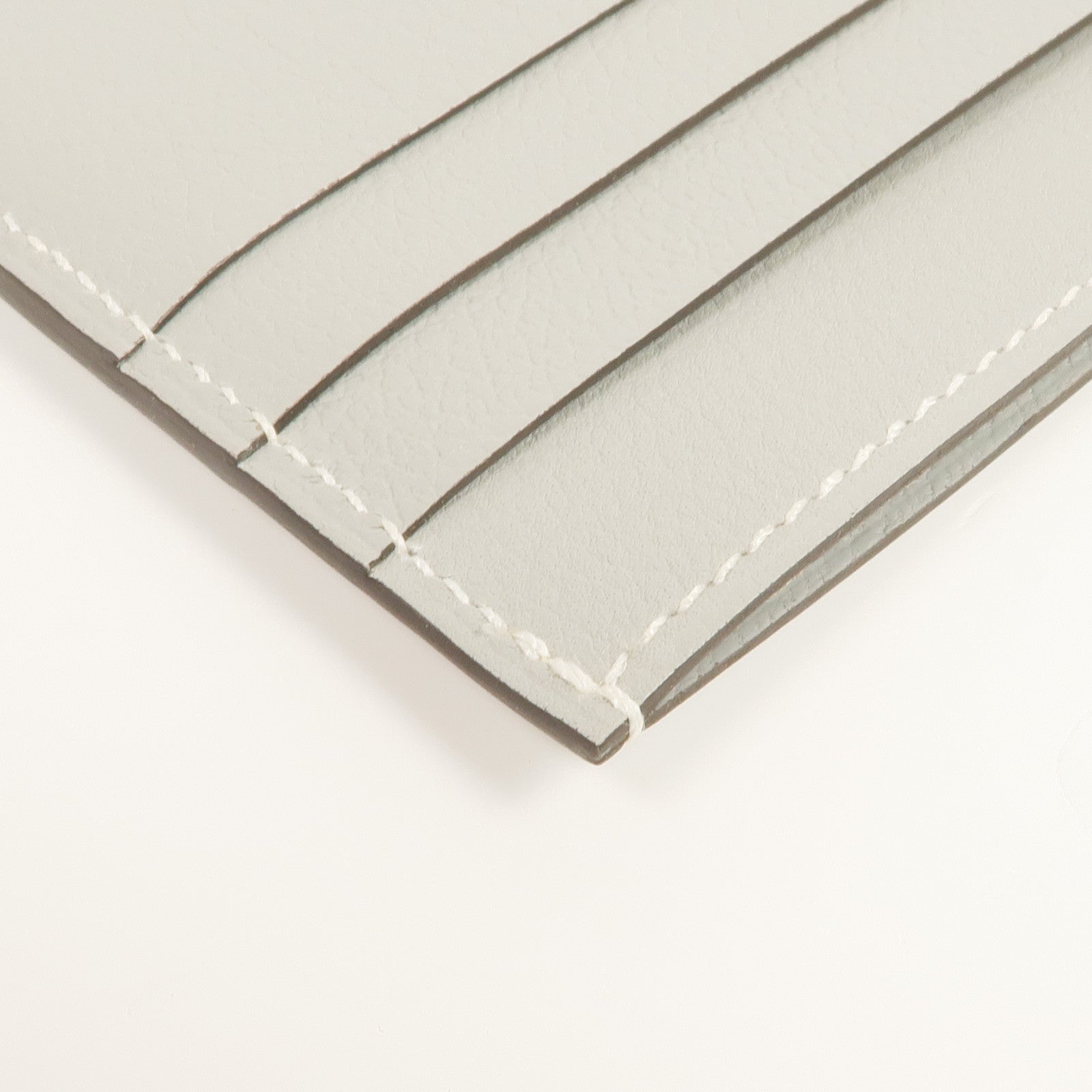 HERMES Evercolor皮革H Sellier Card Holder卡片套Bleu Glacier