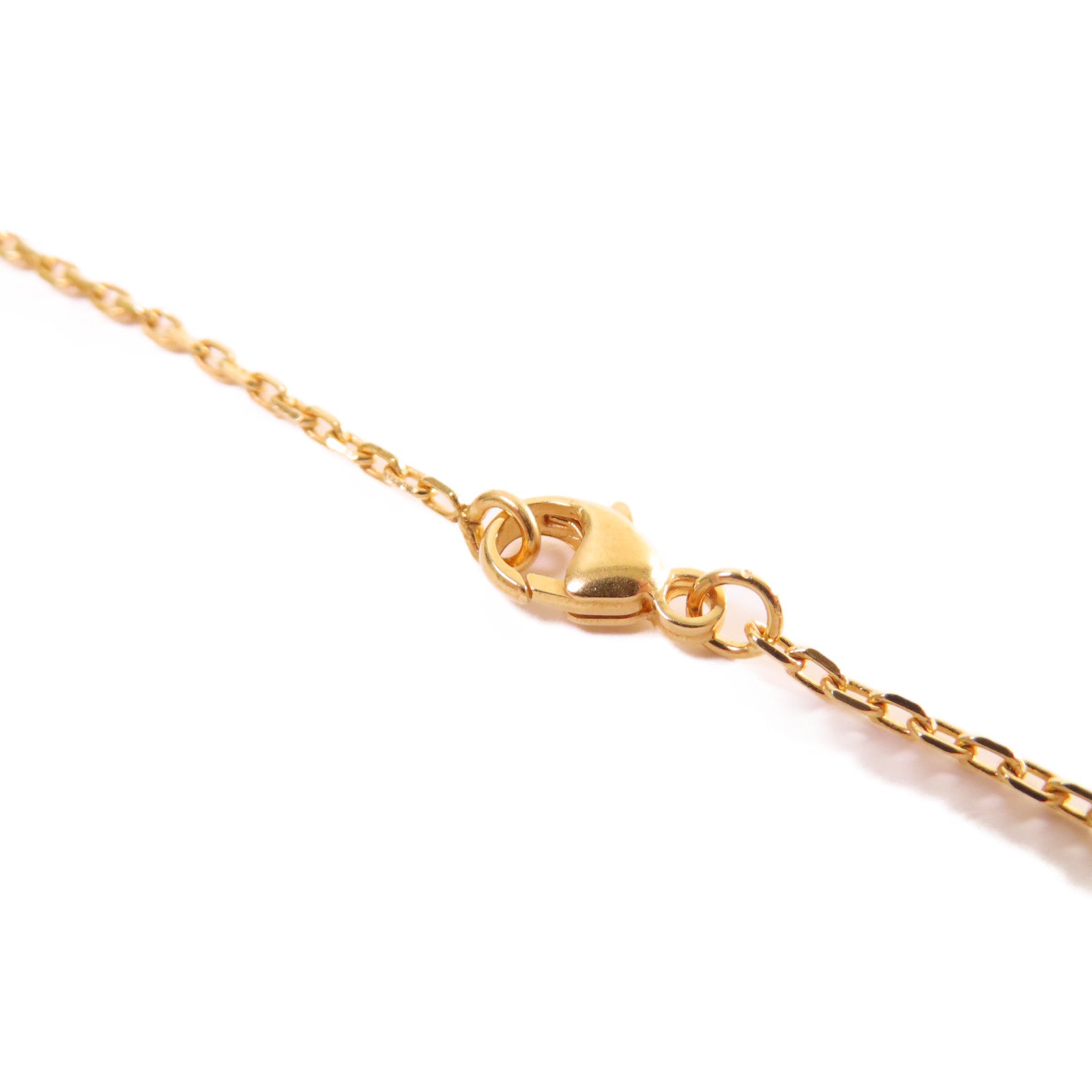 HERMES 金屬/Swift皮革O'Kelly Necklace項鏈金色/黑色