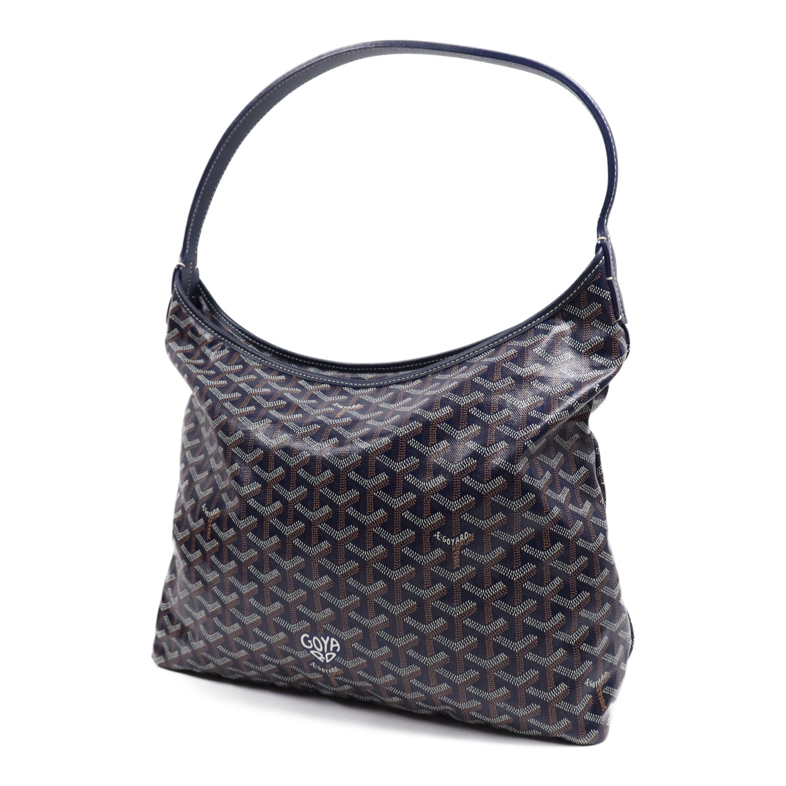GOYARD 塗層帆布Boheme Hobo Bag銀扣肩背袋