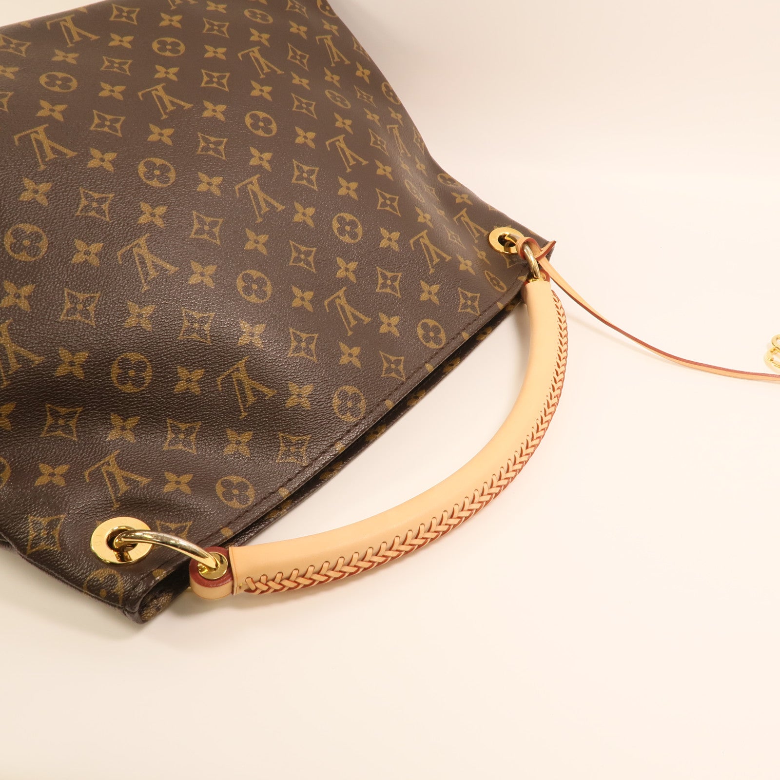 LOUIS VUITTON Monogram Artsy MM金扣肩背袋