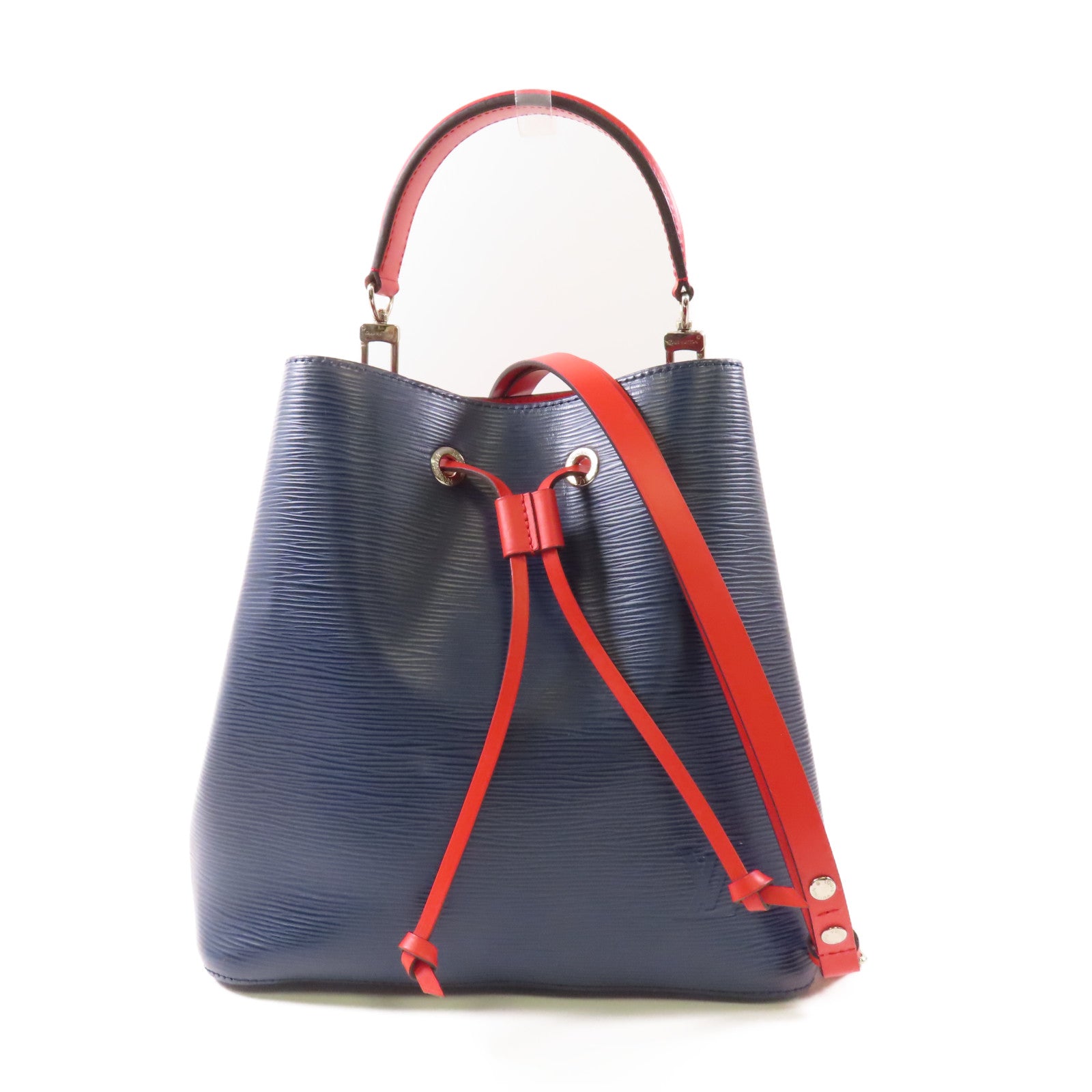 LOUIS VUITTON Epi NeoNoe MM銀扣手挽肩背兩用袋