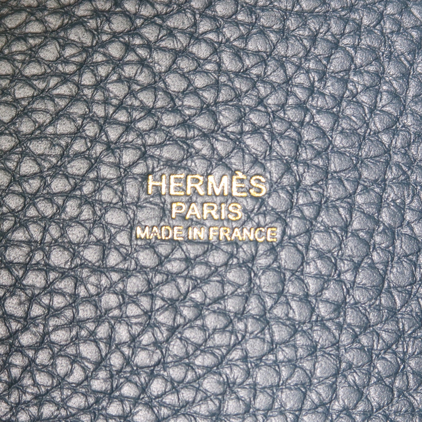 HERMES Clemence皮革Picotin PM金扣手挽袋Vert Cypres綠色