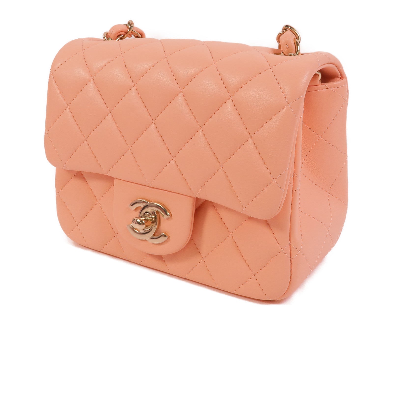 CHANEL 羊皮皮革Classic 17鏈帶肩背袋