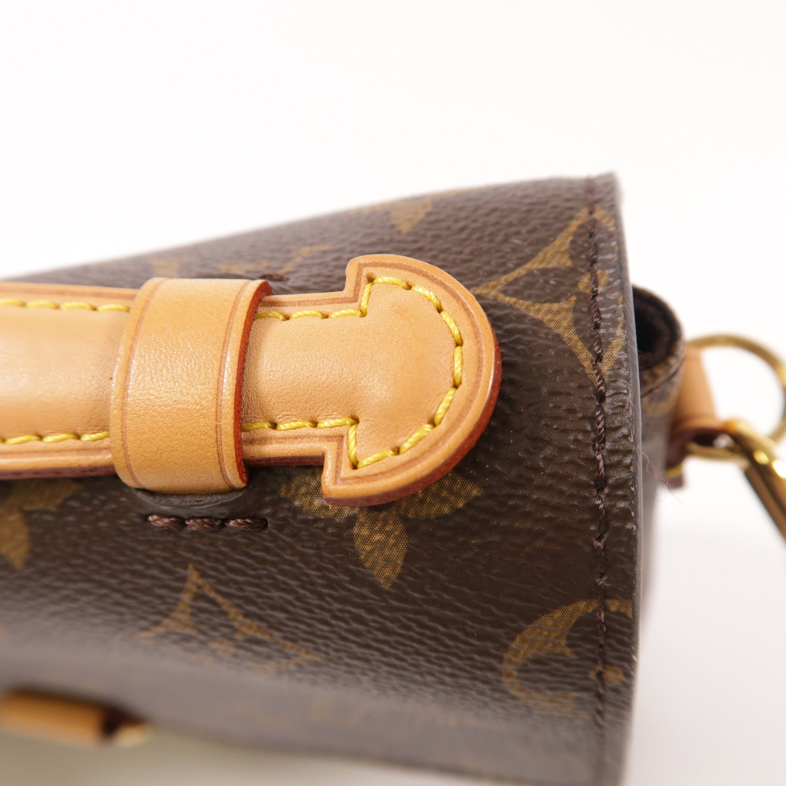 LOUIS VUITTON Monogram Pochette Metis MM金扣手挽肩背兩用袋棕色