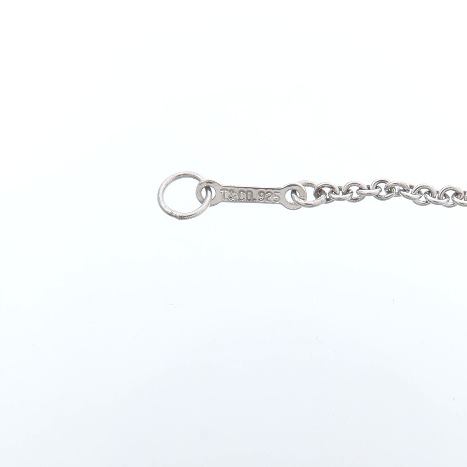 TIFFANY＆CO 925純銀Elsa Peretti Teardrop 5 Bracelet手鏈