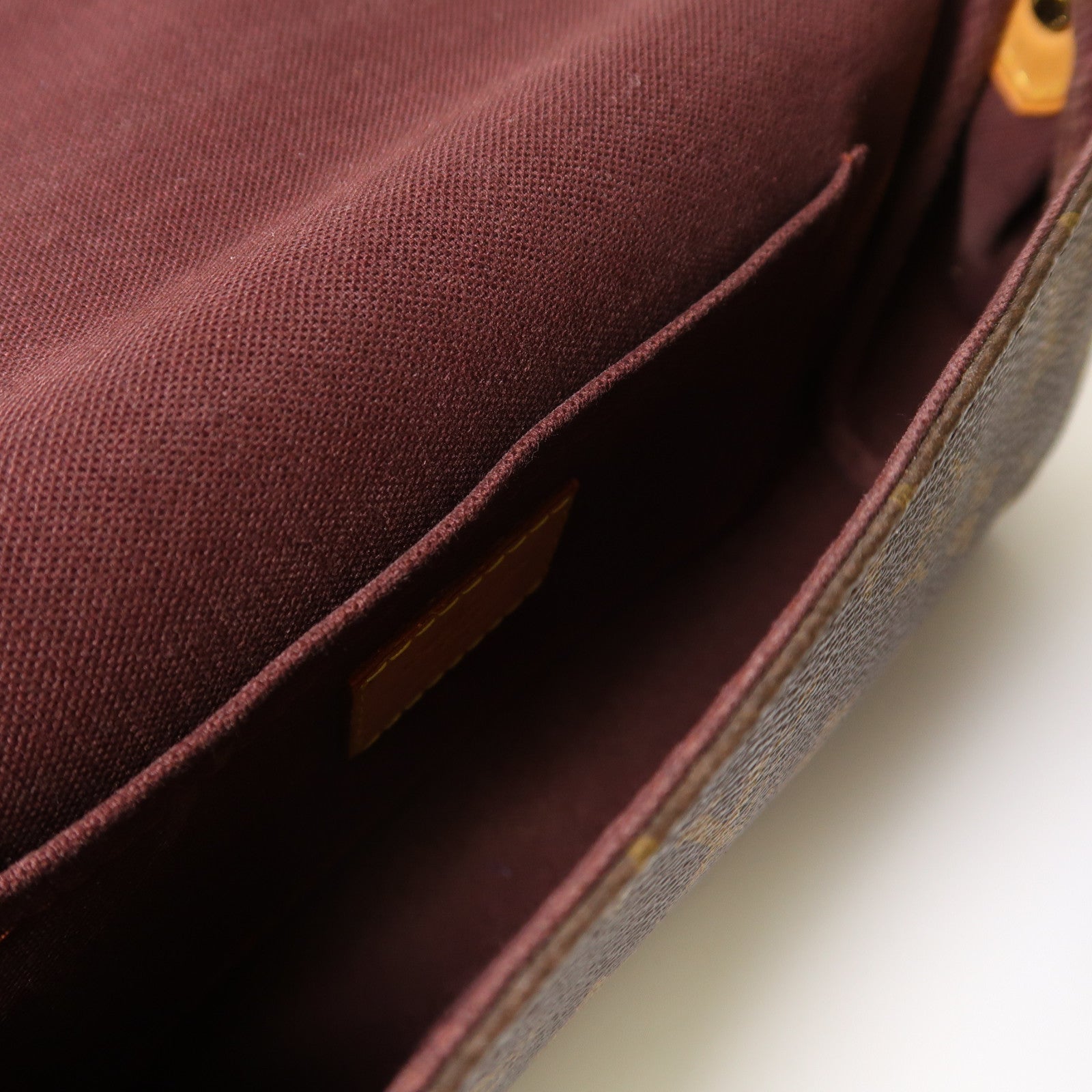 LOUIS VUITTON Monogram Favorite PM金扣手挽肩背兩用袋啡色
