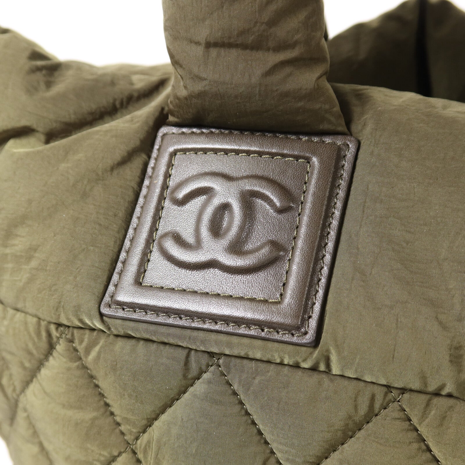 CHANEL 【激減優惠】尼龍Coco Cocoon銀扣手挽袋