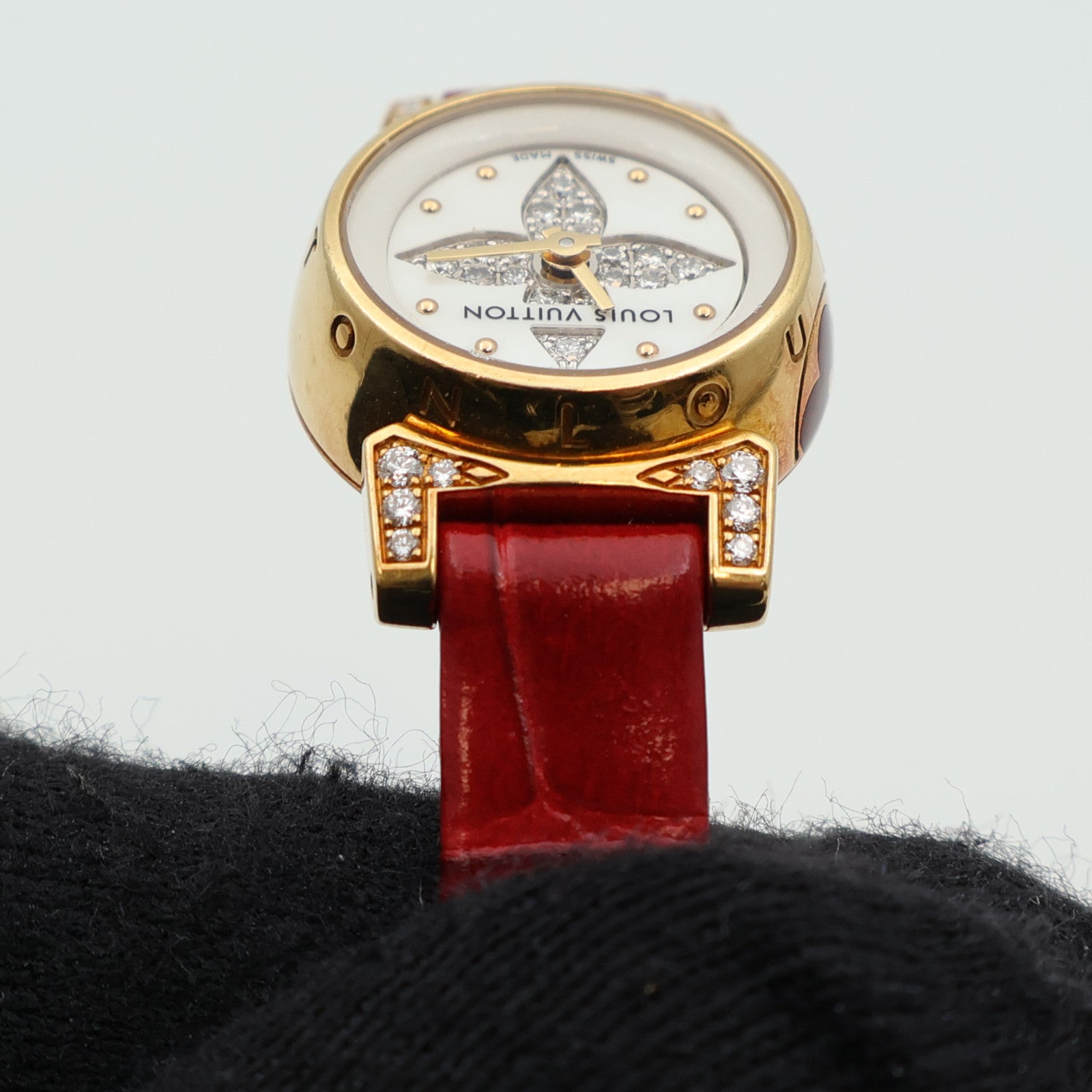 LOUIS VUITTON Tambour Bijou Watch Q151L