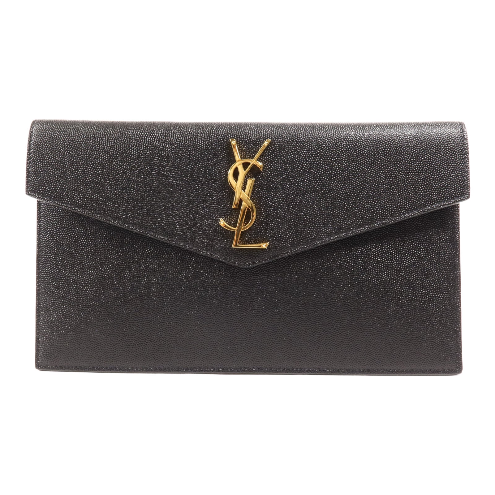 SAINT LAURENT 牛皮皮革Uptown Pouch金扣手拿包