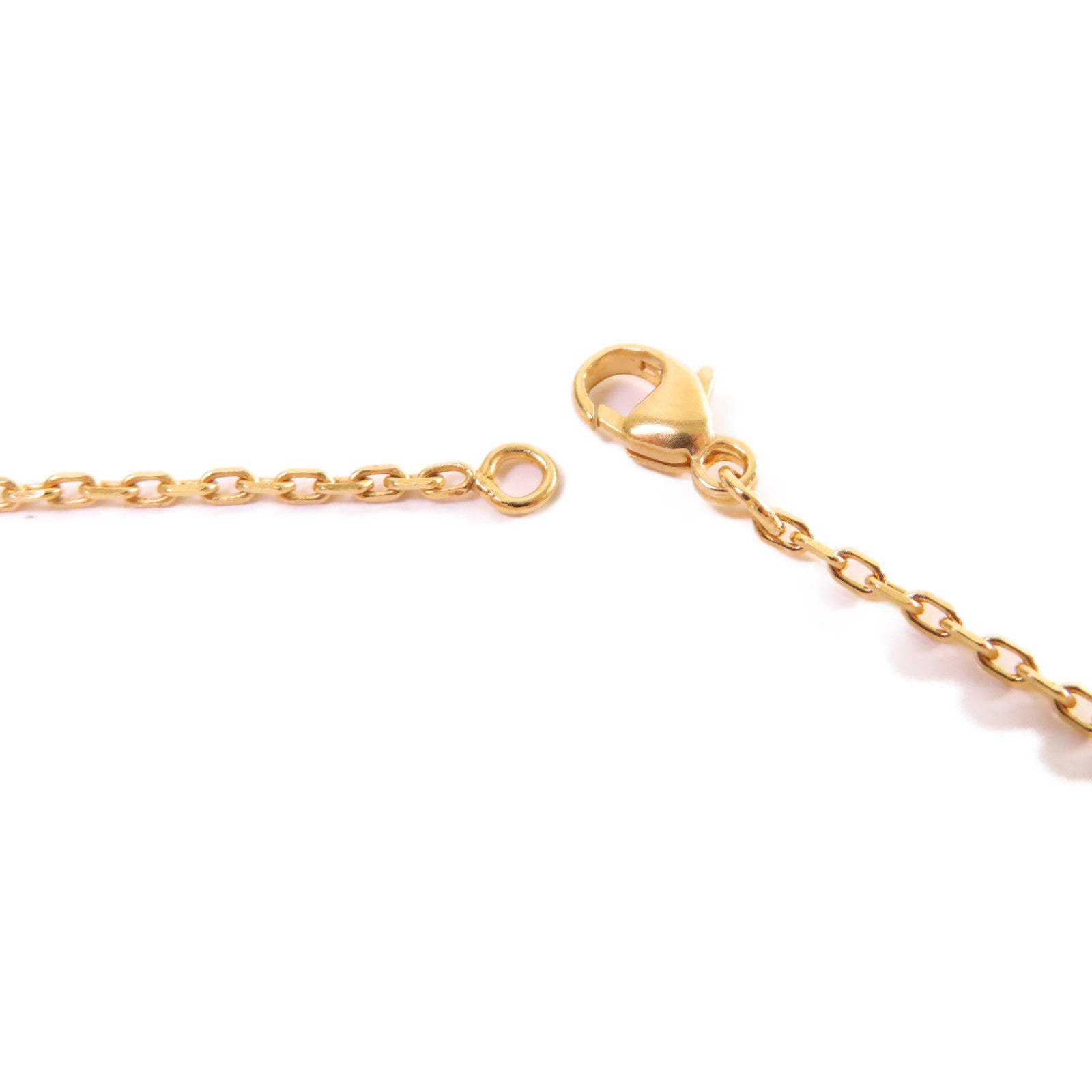 HERMES 金屬/Swift皮革O'Kelly Necklace項鏈金色/黑色