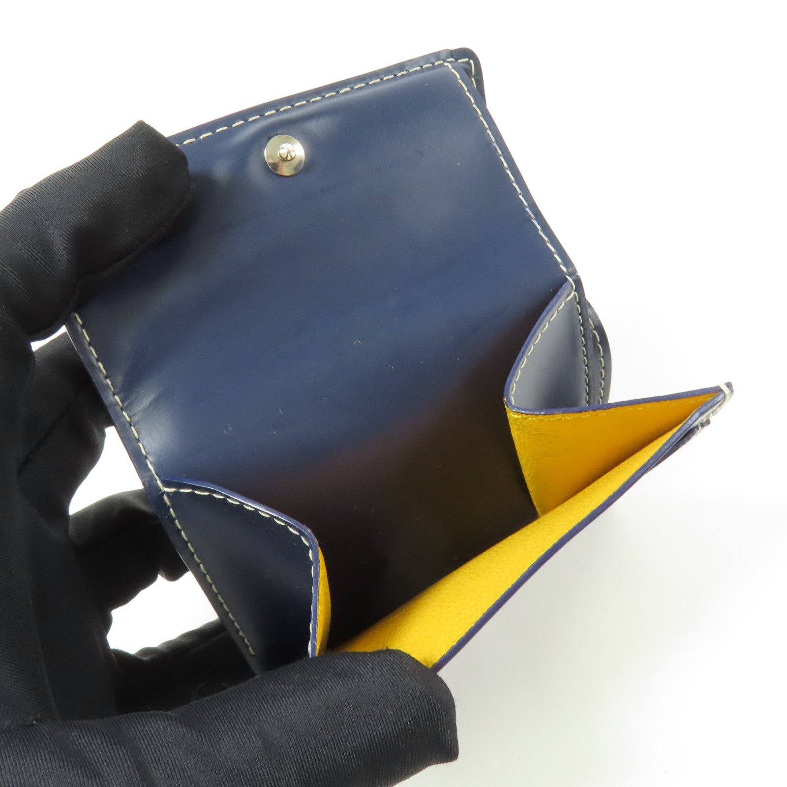 GOYARD 塗層帆布Card Case銀扣卡片套