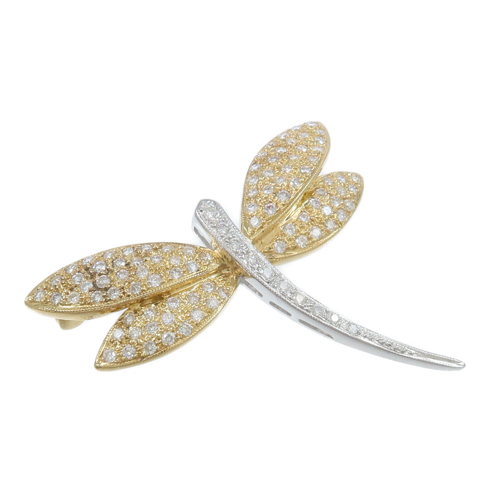 JEWELRY 18K黃金/白金Diamond Brooch鑽石胸針