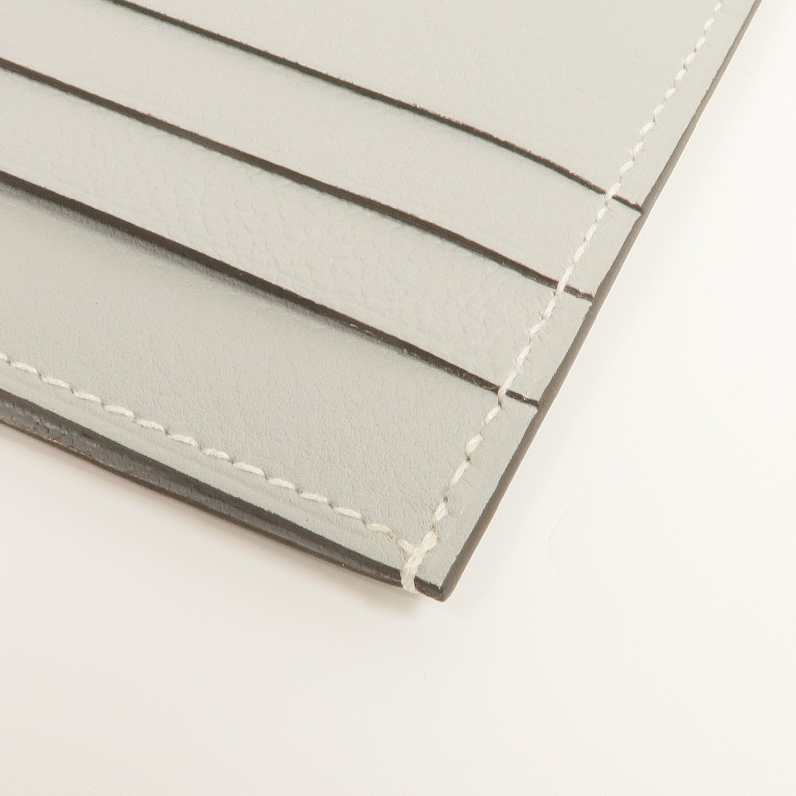 HERMES Evercolor皮革H Sellier Card Holder卡片套Bleu Glacier