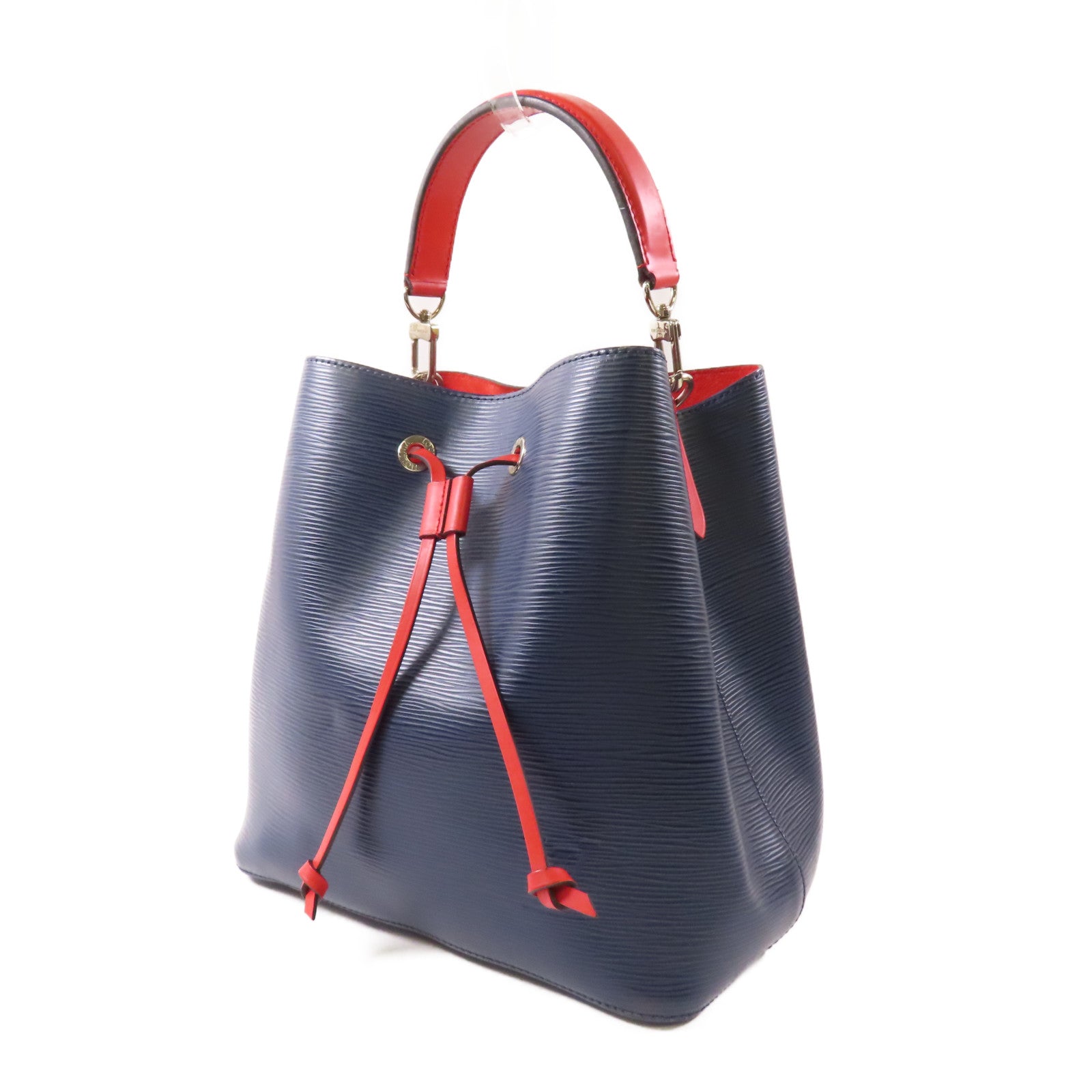 LOUIS VUITTON Epi NeoNoe MM銀扣手挽肩背兩用袋