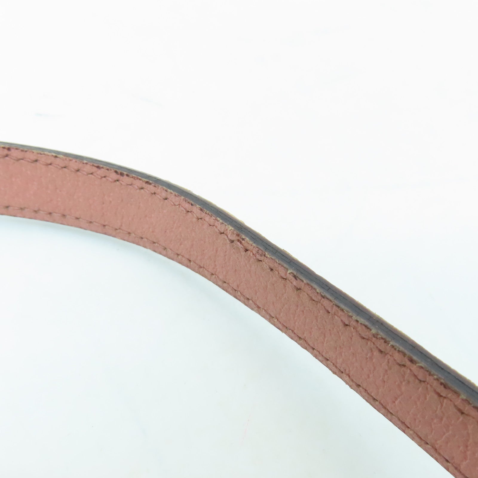 GUCCI Canvas Shoulder Bag Brown/Pink with Gold Buckle