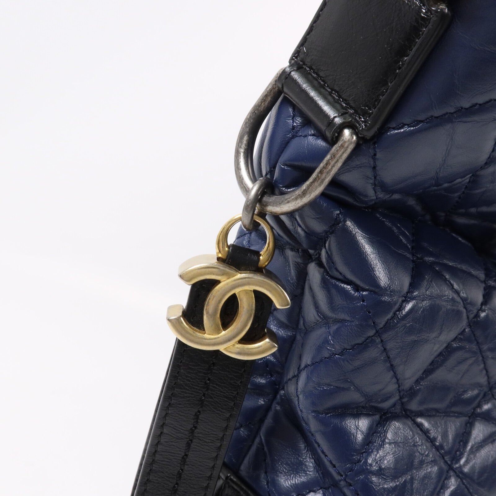 CHANEL 牛皮皮革Gabrielle Shopping Tote鏈帶手挽肩背兩用袋
