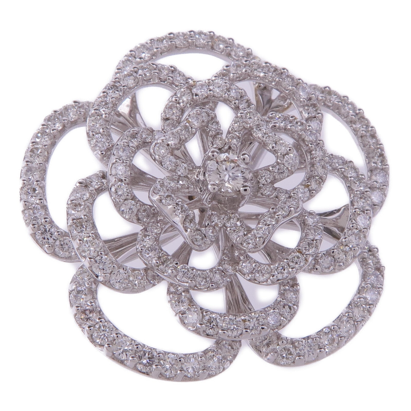 JEWELRY 【激減優惠】18K白金Diamond Brooch鑽石胸針
