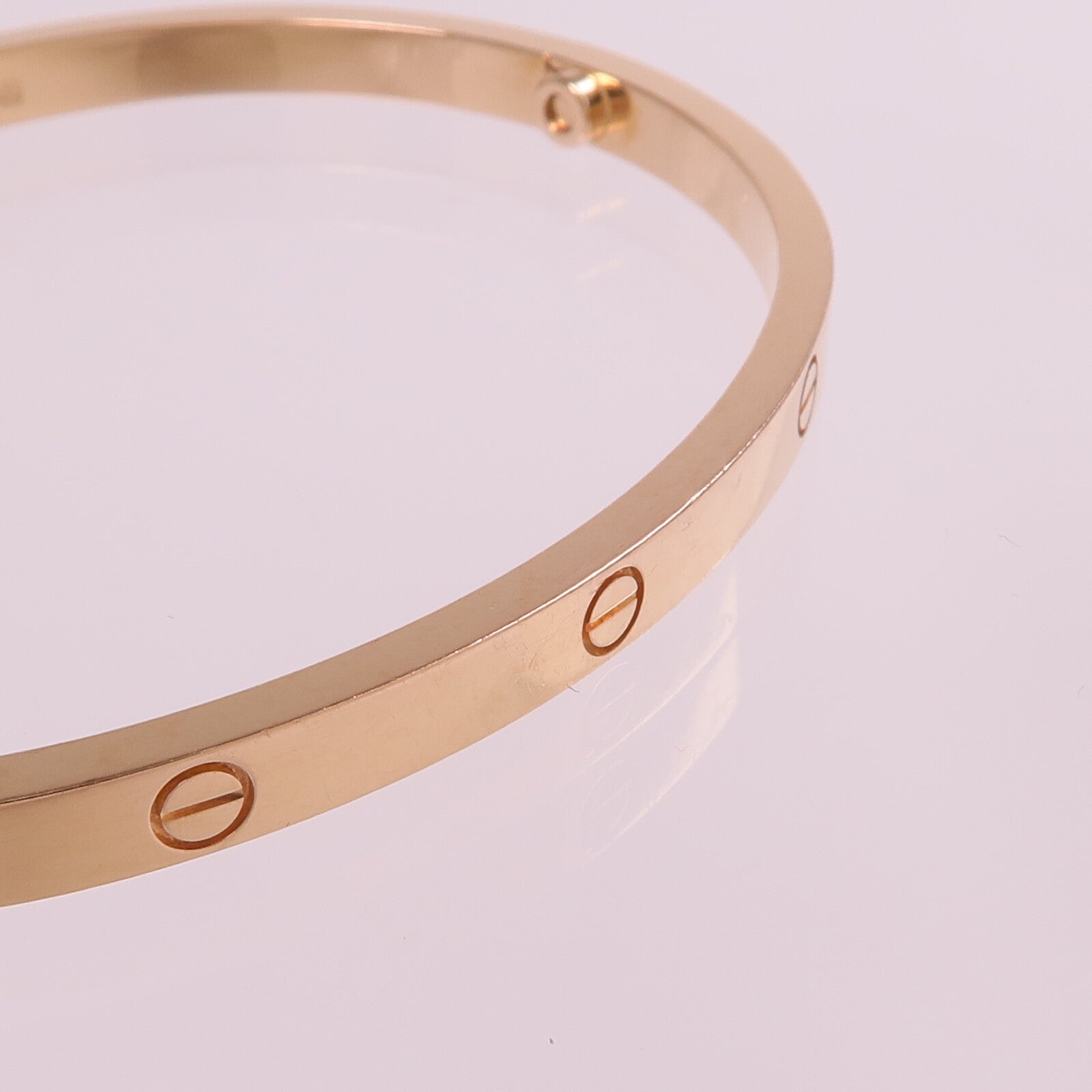 CARTIER 18K玫瑰金Love Bracelet Small Model手鐲CARTIER#16