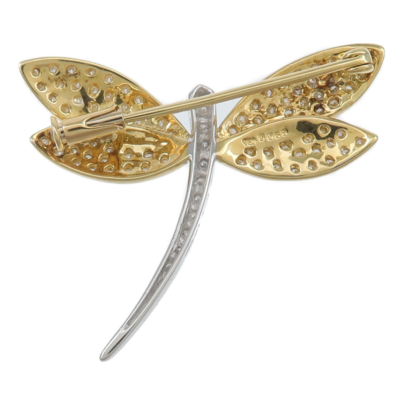JEWELRY 18K黃金/白金Diamond Brooch鑽石胸針