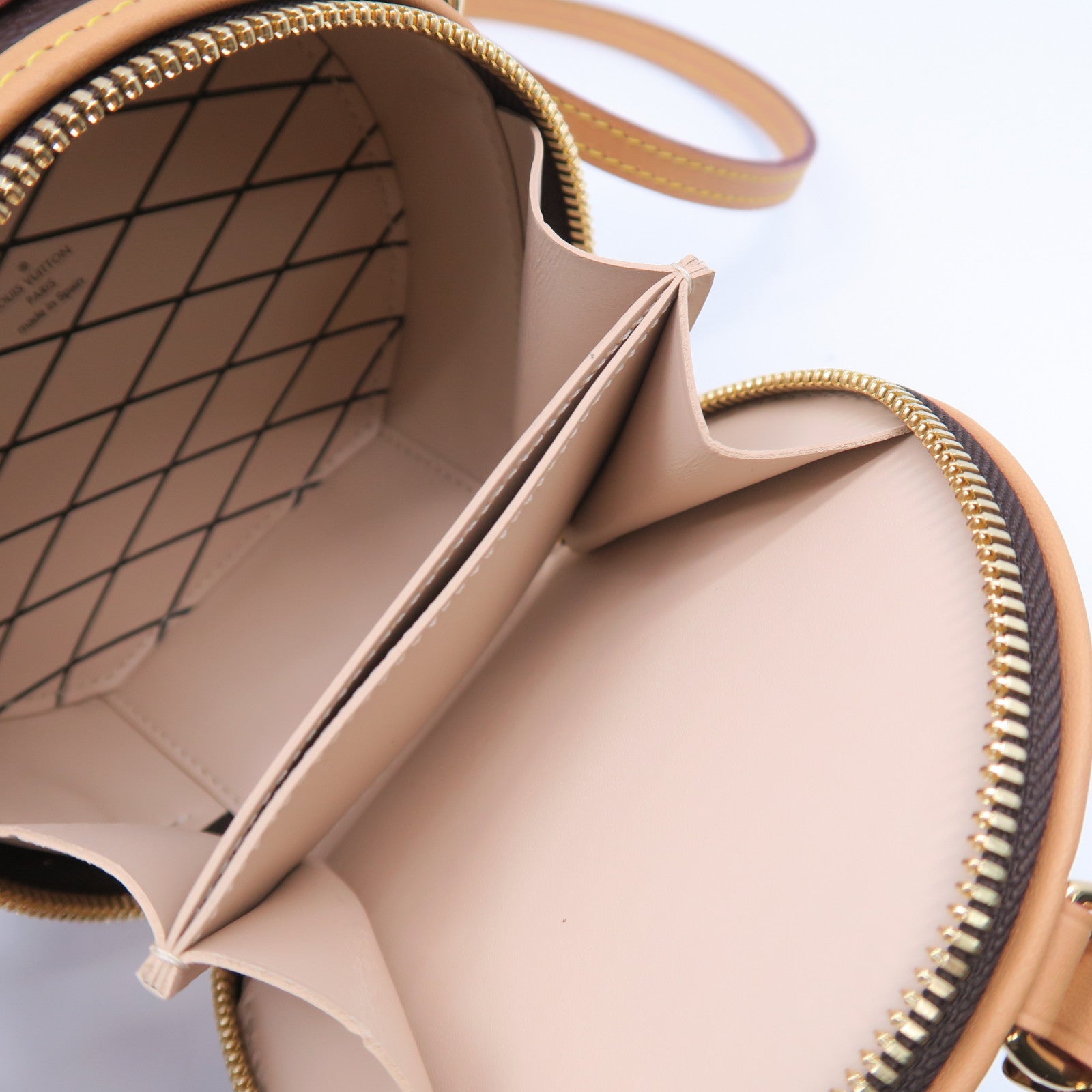 LOUIS VUITTON 【清倉大減價】Monogram Mini Boite Chapeau金扣手挽肩背兩用袋啡色