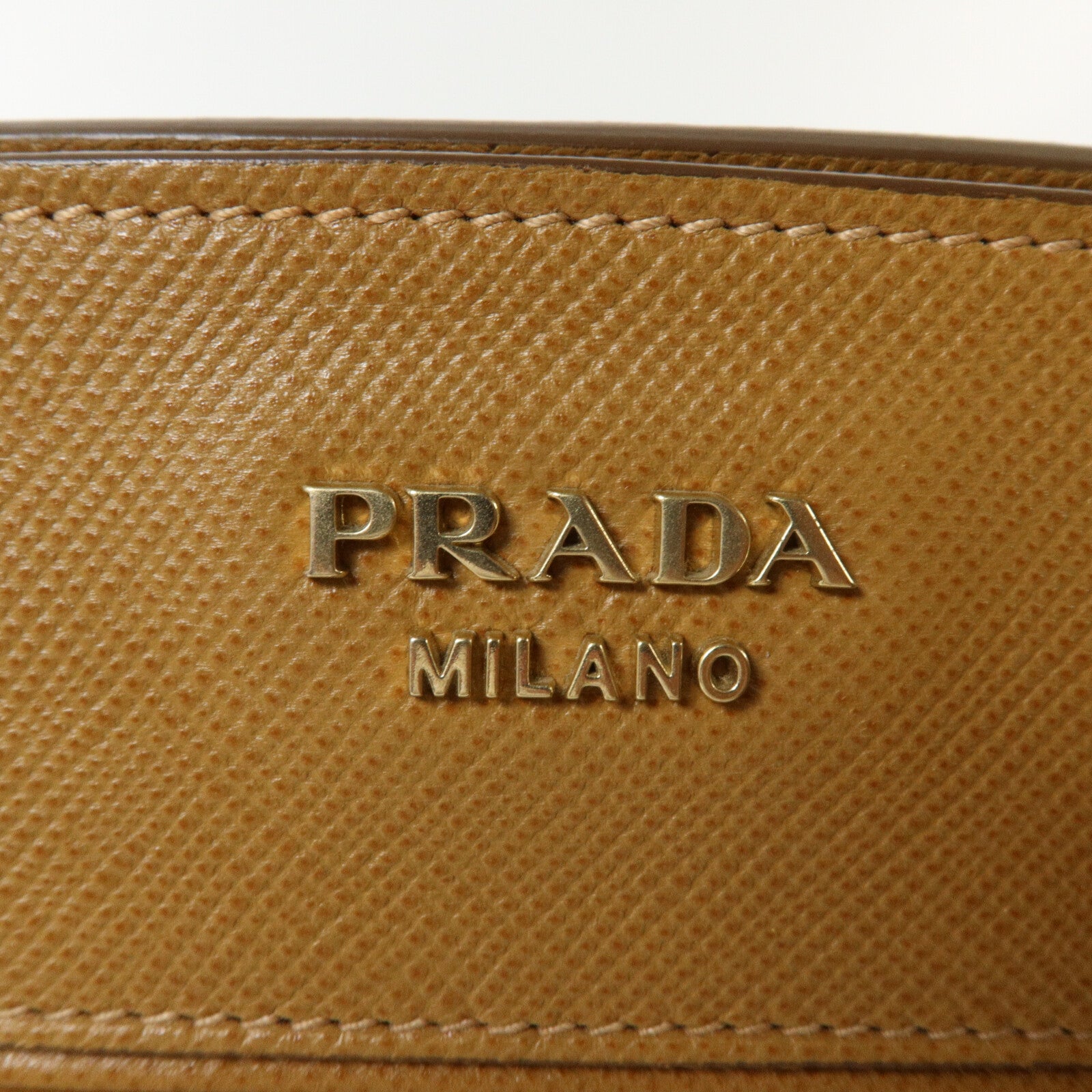 PRADA 牛皮皮革/帆布Hand Bag手挽袋