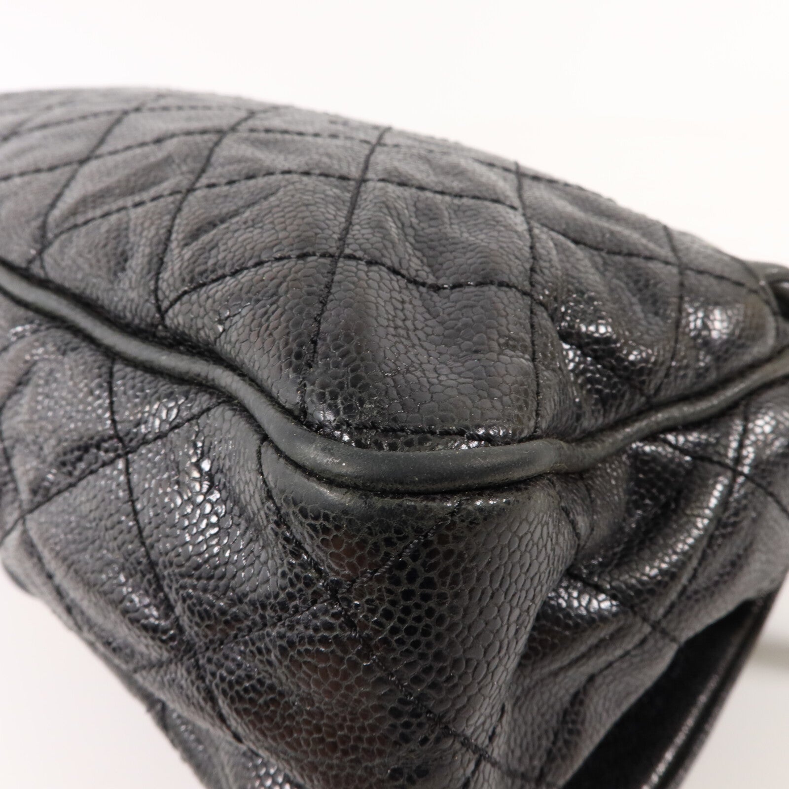 CHANEL 牛皮皮革Chain Shoulder鏈帶肩背袋