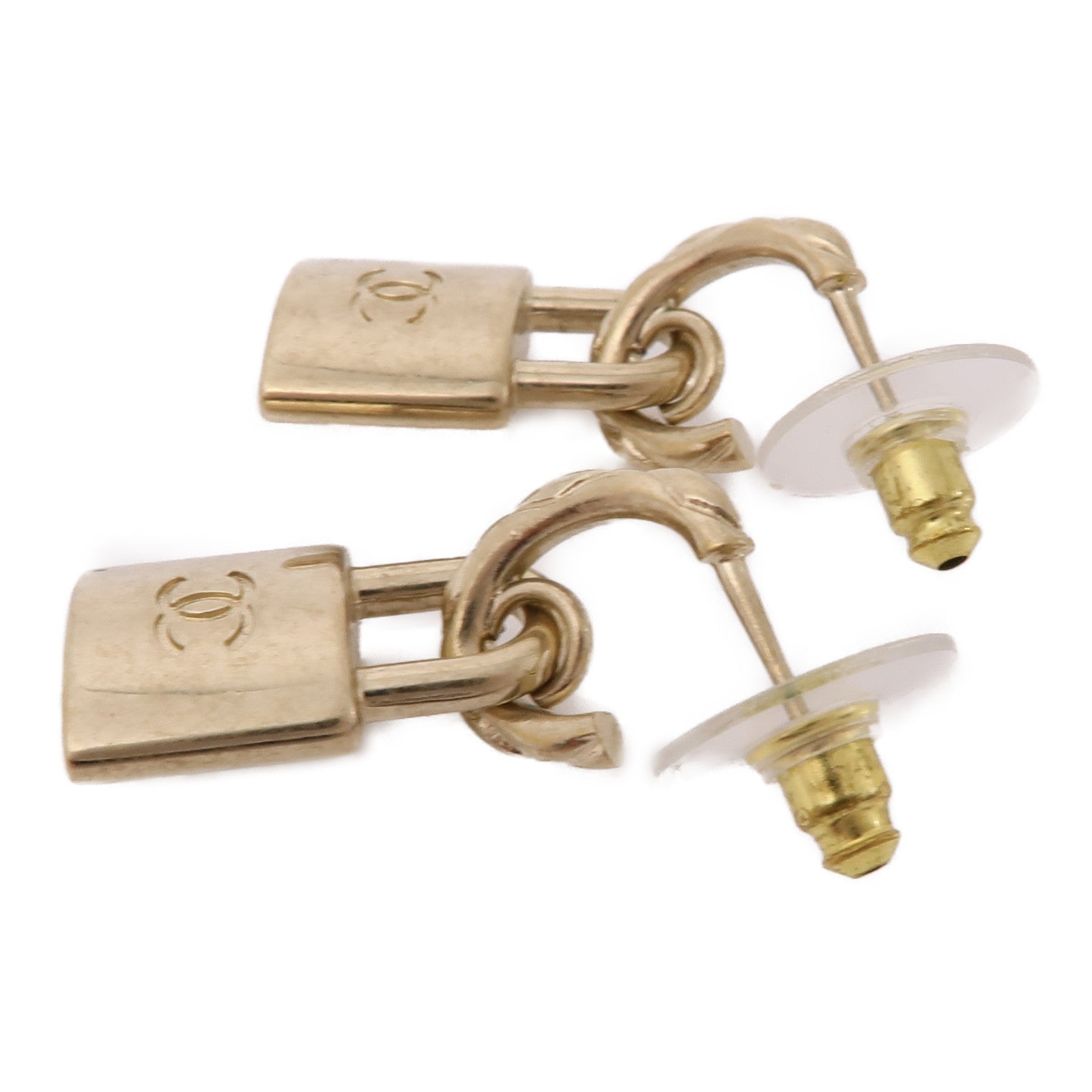 CHANEL 金屬Earrings耳環金色