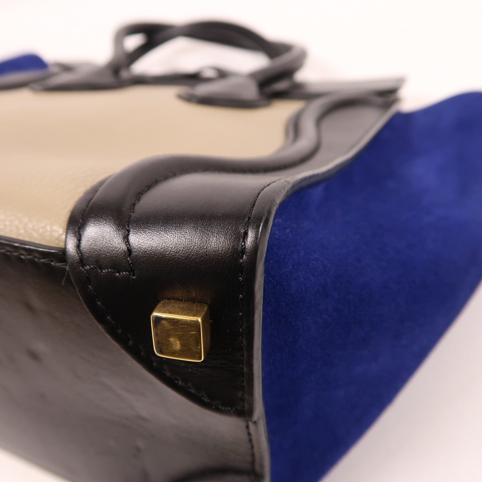 CELINE 【激減優惠】牛皮皮革/麂皮皮革Micro Luggage手挽袋