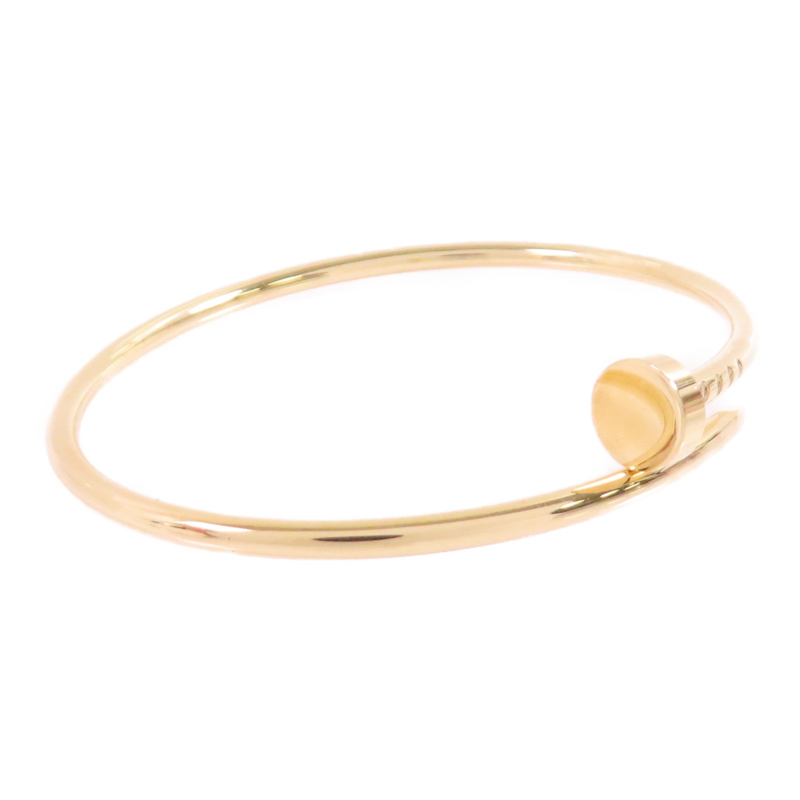 CARTIER 18K黃金/鑽石Juste Blaceret手鐲Cartier#16
